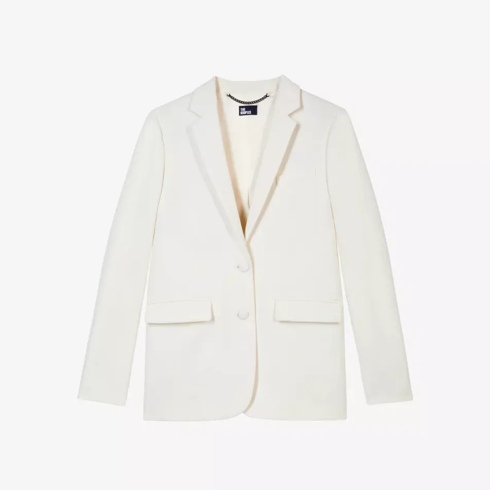 Notch-Lapel Regular-Fit Stretch-Woven Blazer - 4