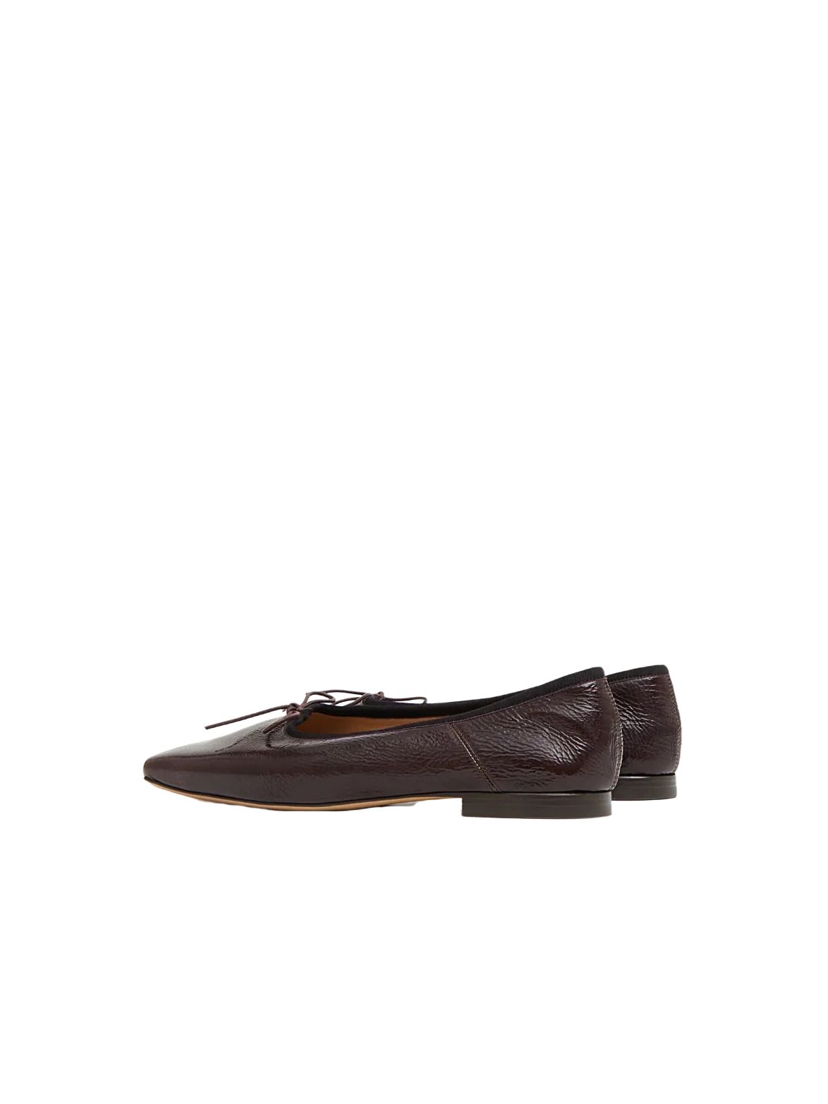 Mansur Gavriel, Square Toe Ballerina - Aubergine Naplak
