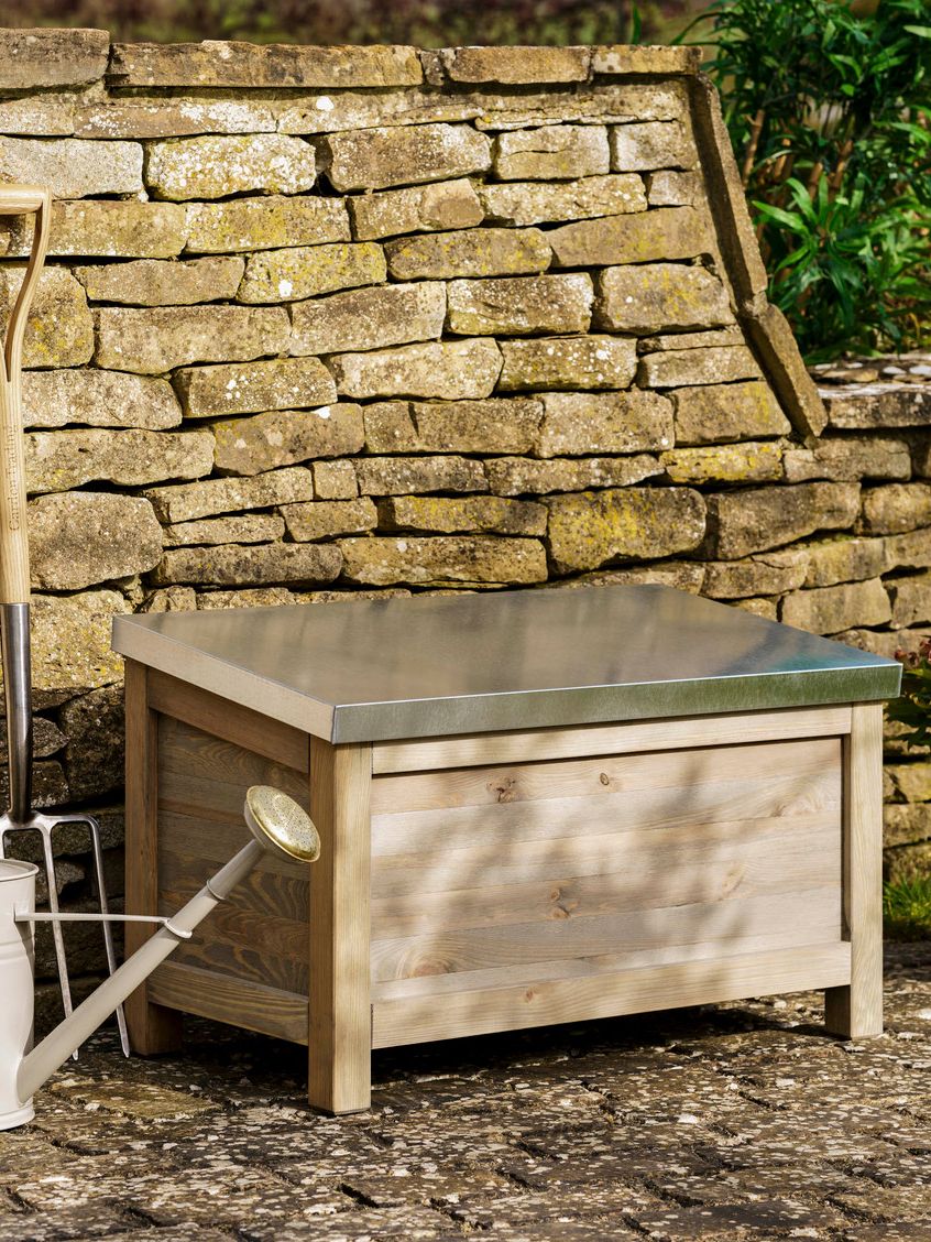 Aldsworth Outdoor Storage Box - Spruce, Natural, Small