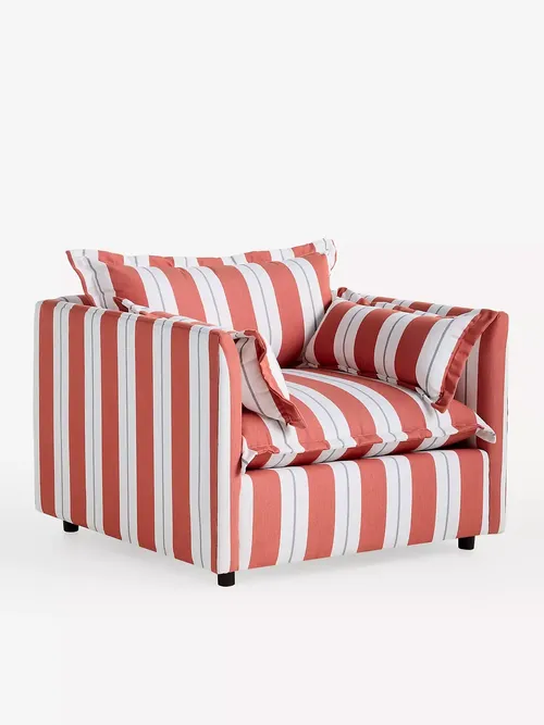 Denver Sunbrella&reg; Stripe Outdoor Chair