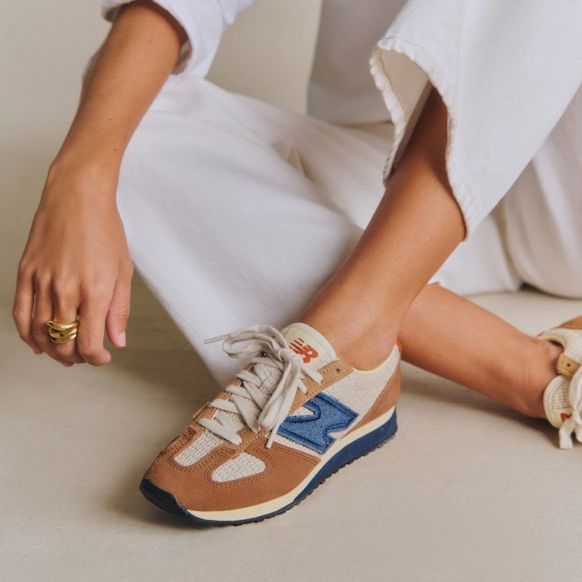S&amp;eacute;zane X New Balance - Ecru / Brown - S&amp;eacute;zane