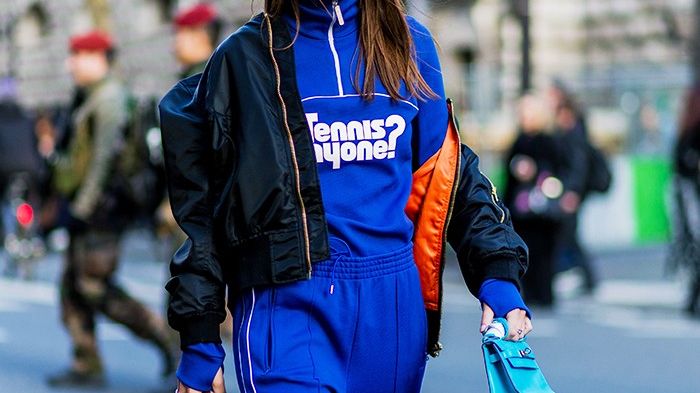 jacket to wear with off the shoulder dress Remember Shoulder-Robing? This Is What to Do With Your Jackets Now