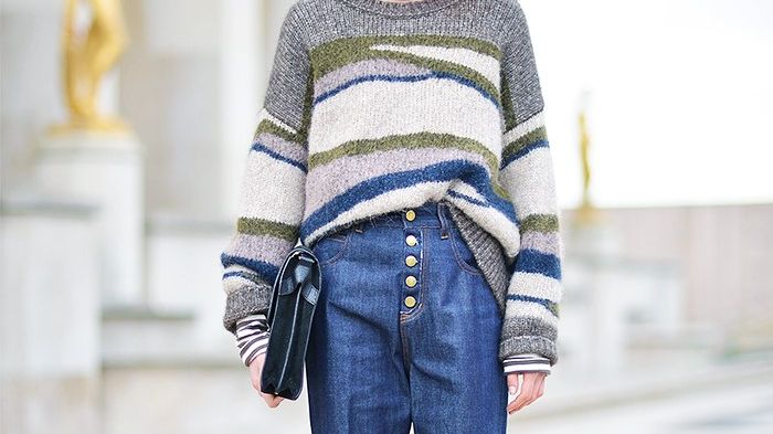 These Street Style Looks Prove You Can Wear Denim to Work | Who What Wear