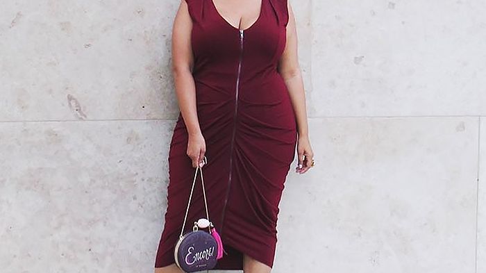 holiday plus size bodycon dress Plus Size High Neck Bodycon Dress – 2020AVE