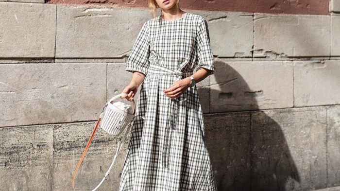 The Checked Zara Dress That Everyone's Wearing | Who What Wear