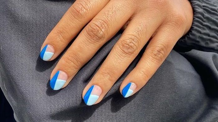 princess polly baby blue dress Nails for Navy Blue Dress: Perfect Color Guide main image 0