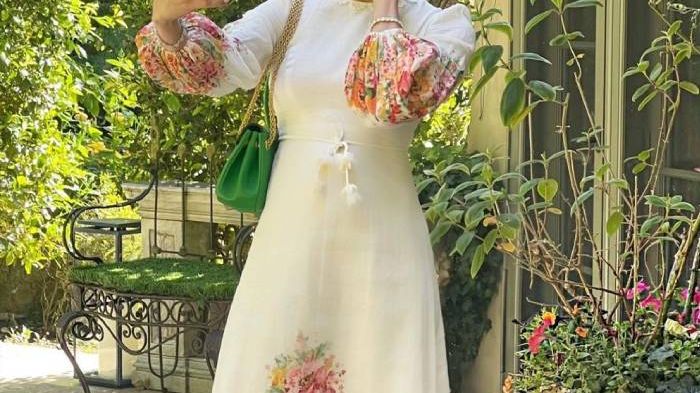 chinese dress ladies JENNIFER LOPEZ Floral Print Maxi Dress Size 2 NWT  Style Exchange Boutique  PGH