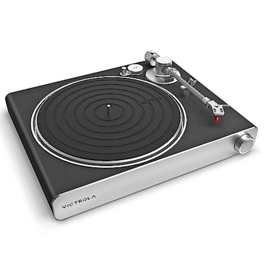 A selection of hi-fi system products, edited using Gemini 2.5