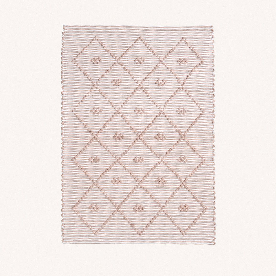 Stripe Bathmat, Powder Pink