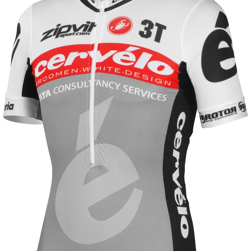 Maillot Cyclisme Castelli Le Tour – Taille L, Manches Courtes, Multicolore, Homme