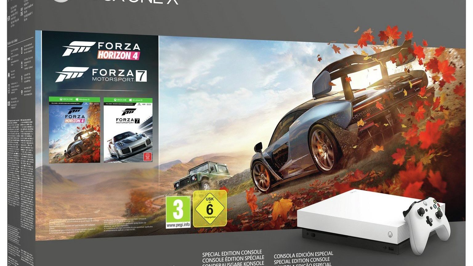 White Xbox One X bundle surfaces with Forza Horizon 4