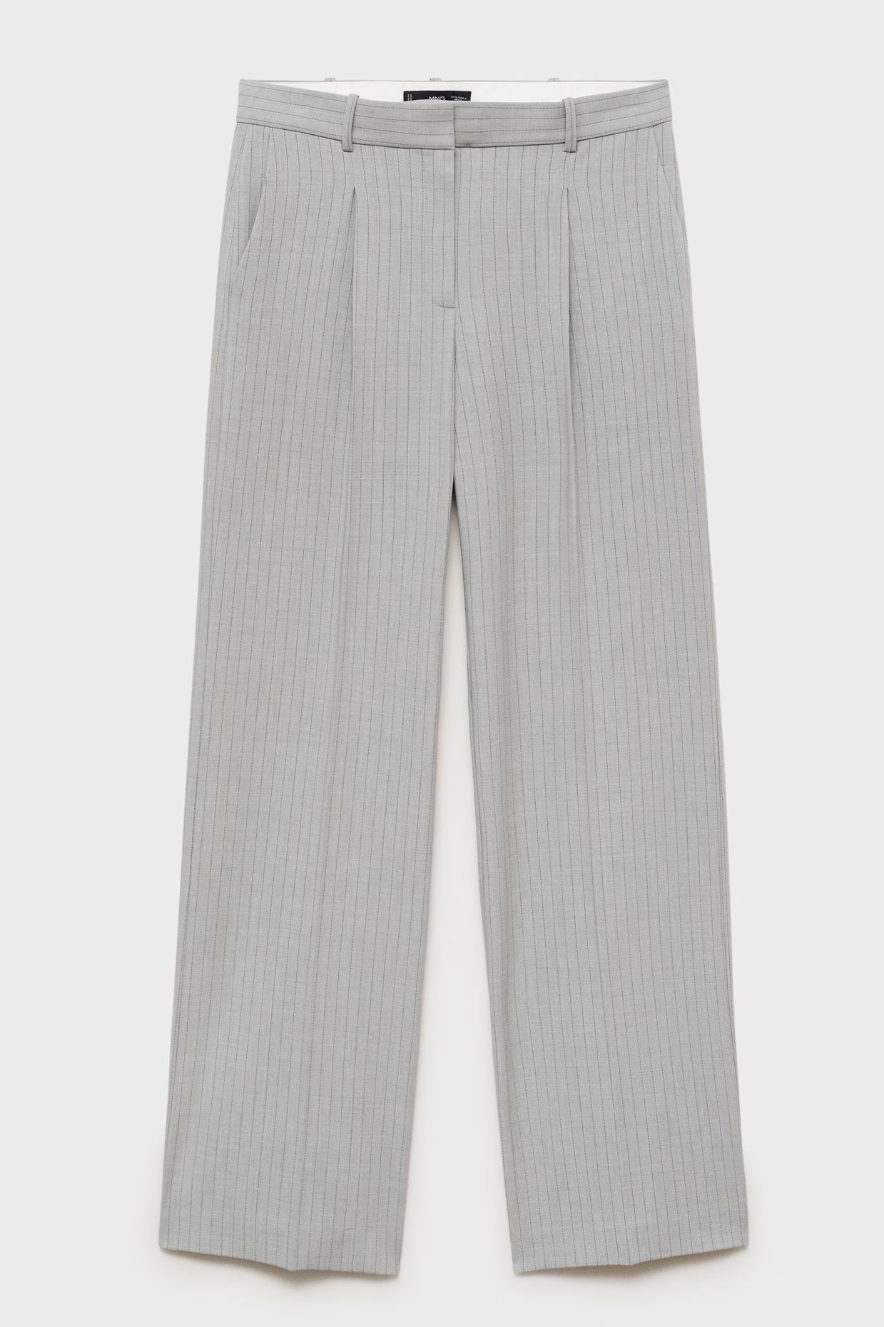 Mango pinstripe suit trousers