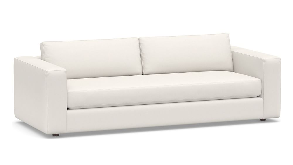 white pottery barn sofa