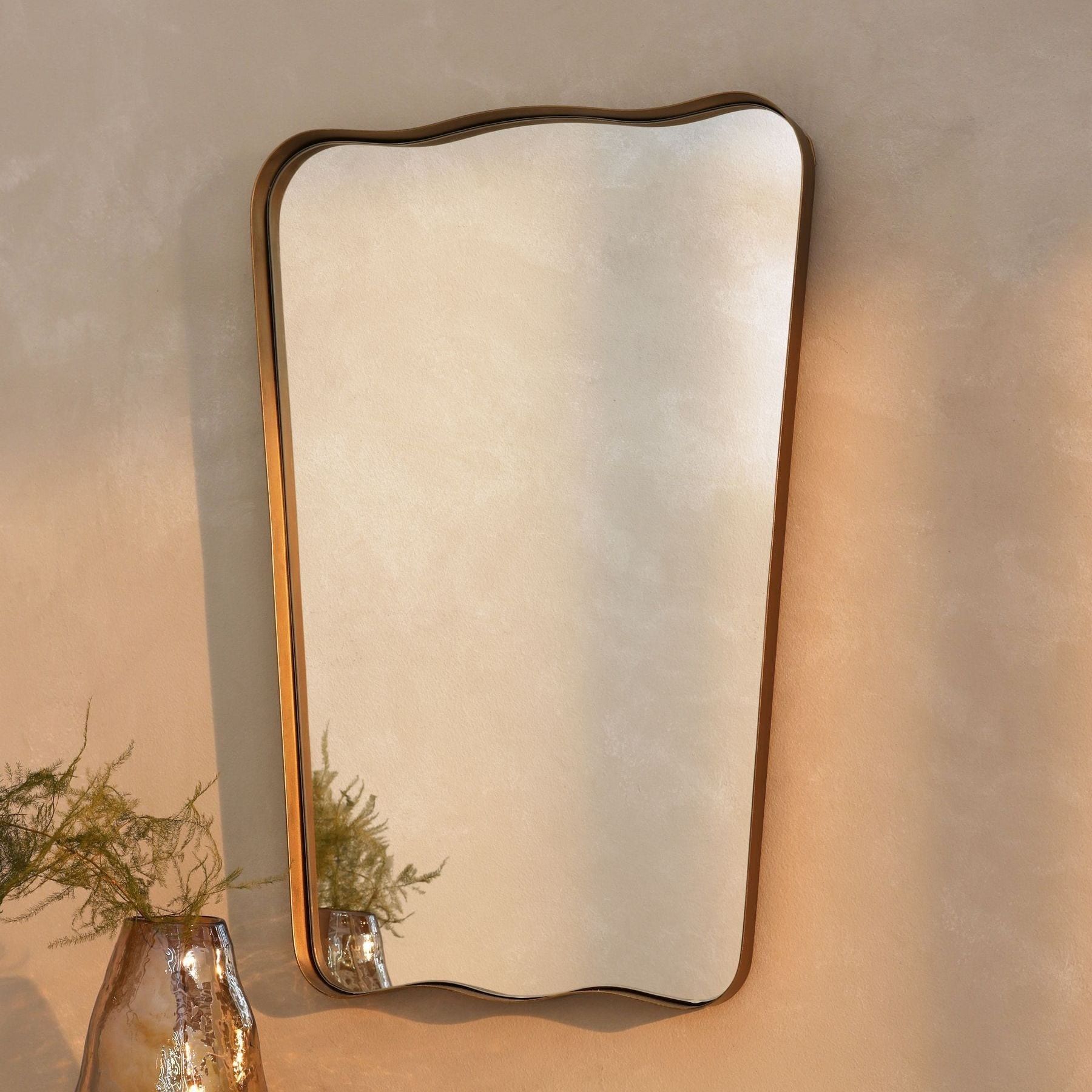 Gold N. Premium Wall Bathroom Mirror - Size One
