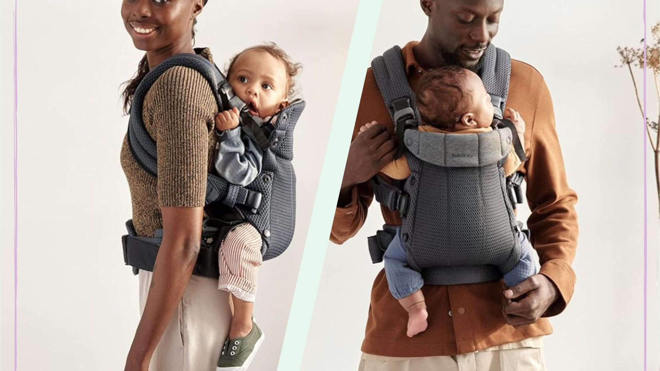 The BabyBjorn Harmony will make carrying little ones a cinch
