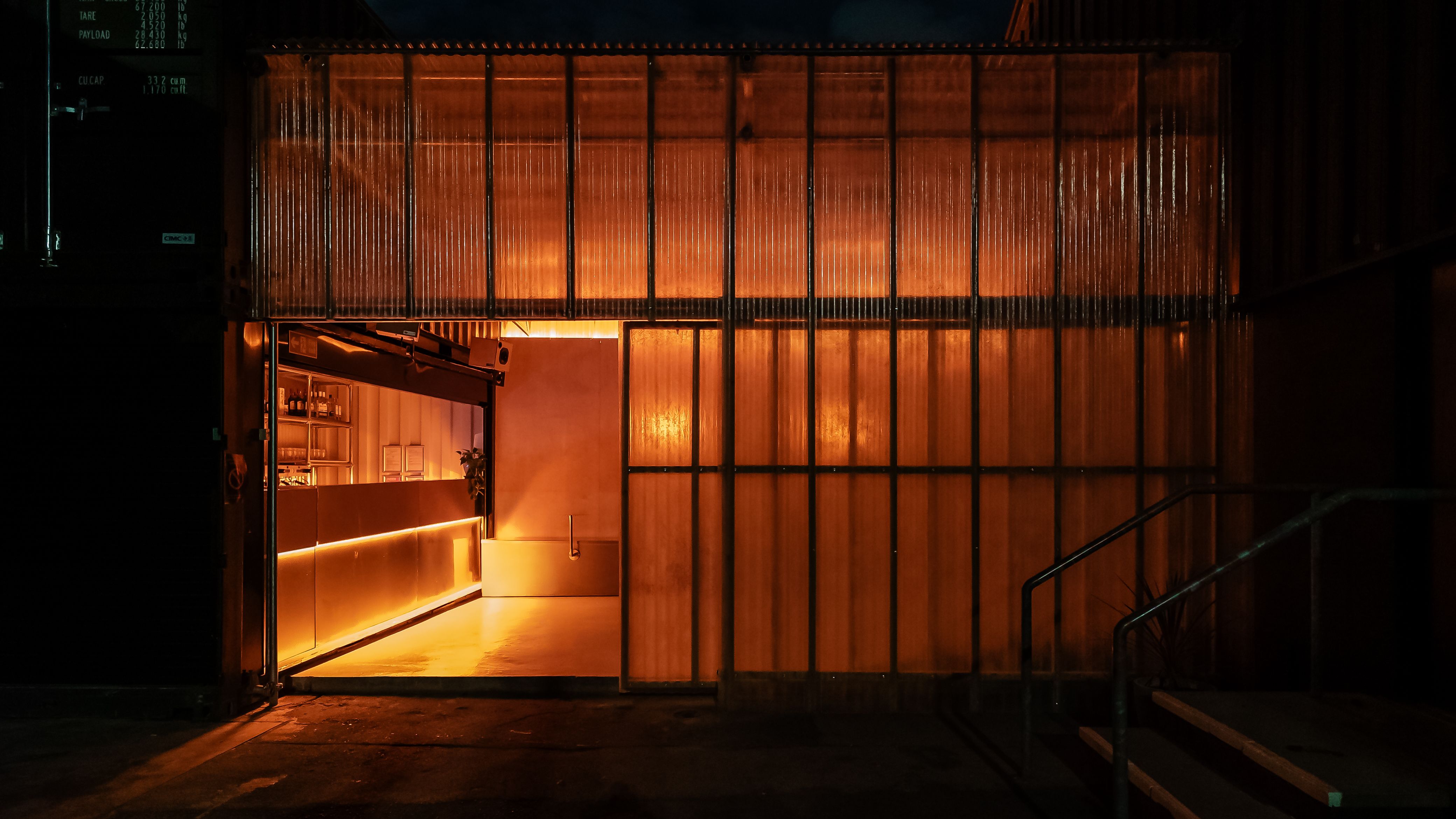 an image of the interior of radial showing the entrance to the bar area from the main performance room