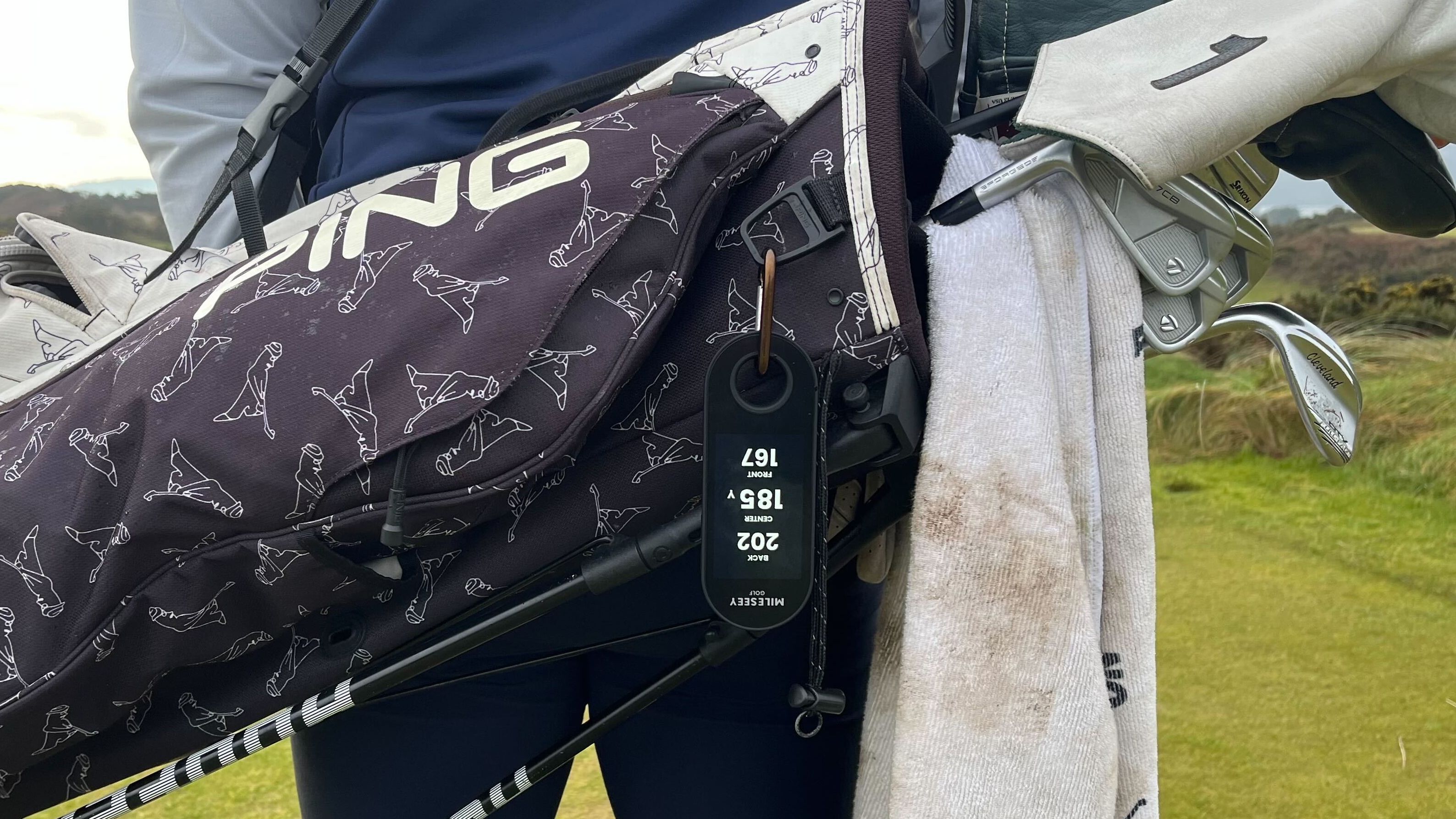 MILESEEY GeneSonic Pro Detachable Golf GPS Speaker