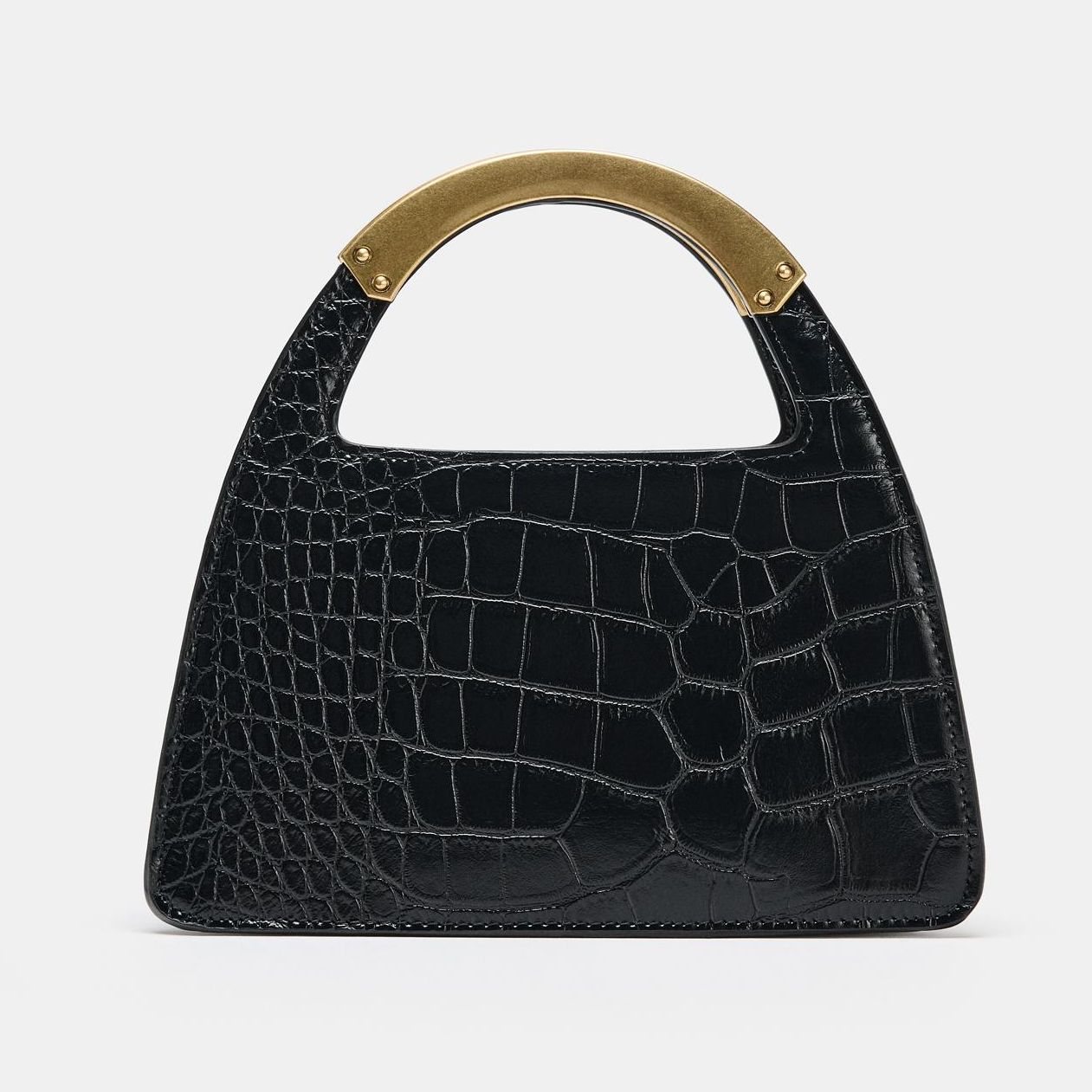 City Bag With Metal Handle