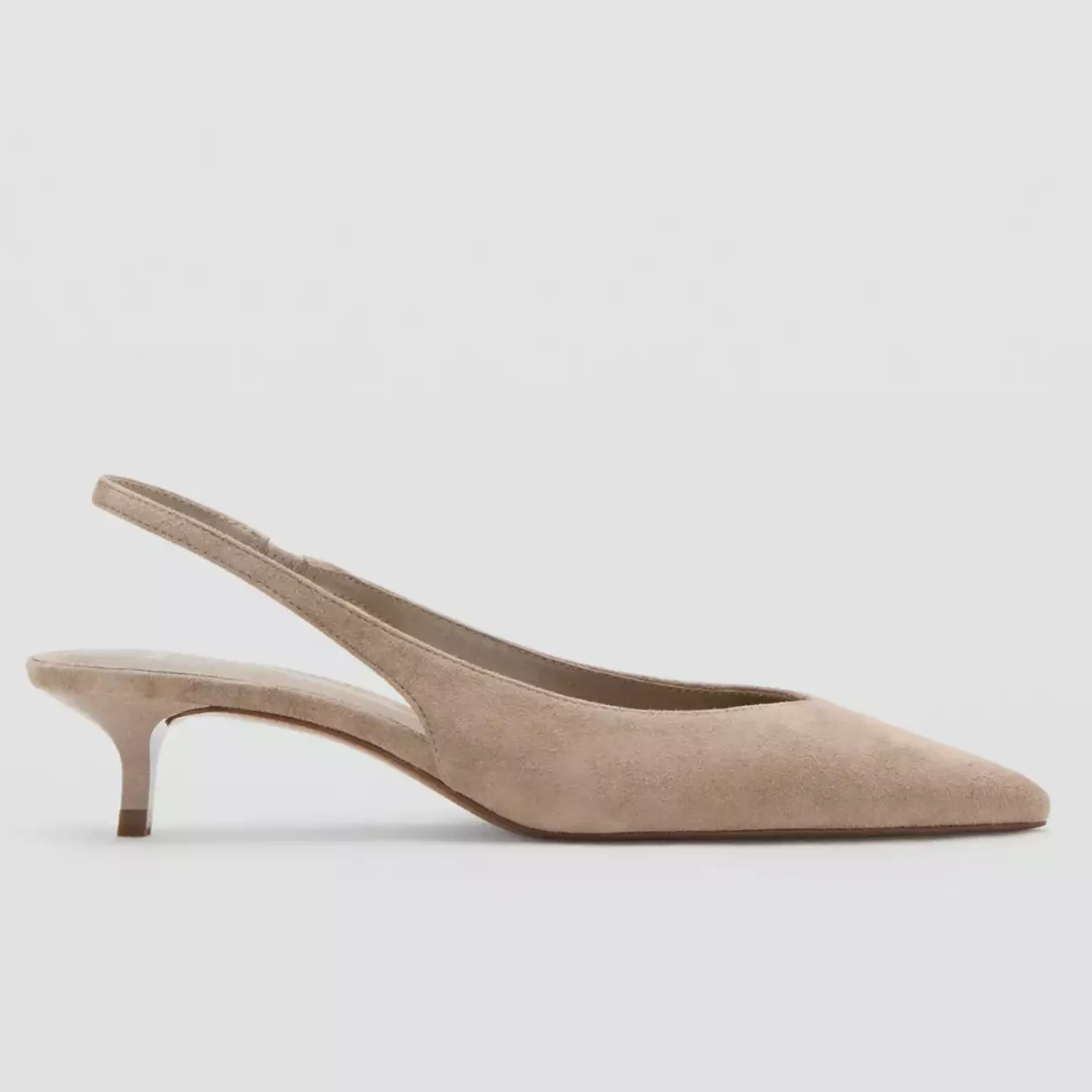 Suede Kitten Heel Shoe - Women | Mango United Kingdom
