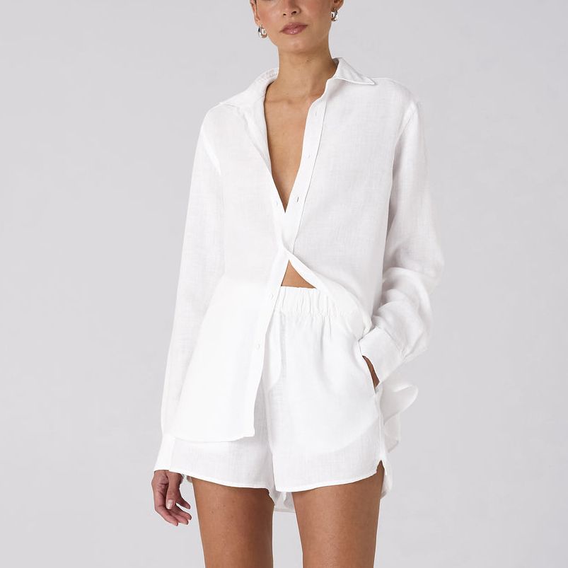 The Boyfriend: Linen, White