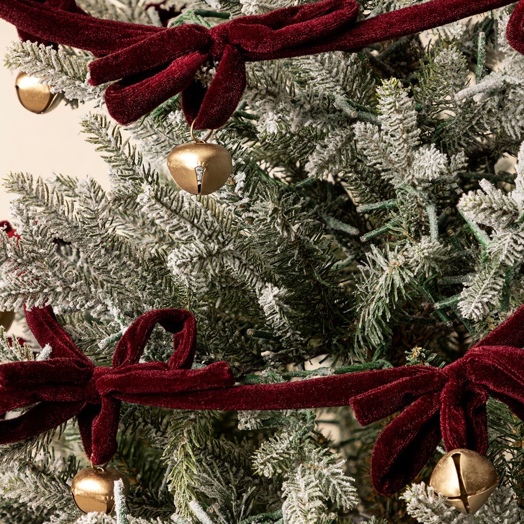 6&#039; Mini Bows &amp;amp; Bells Garland