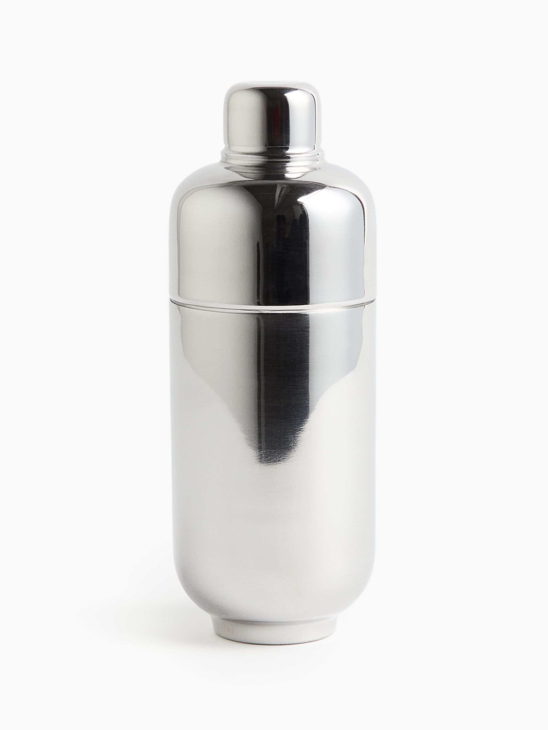 Stainless Steel Cocktail Shaker in Silver