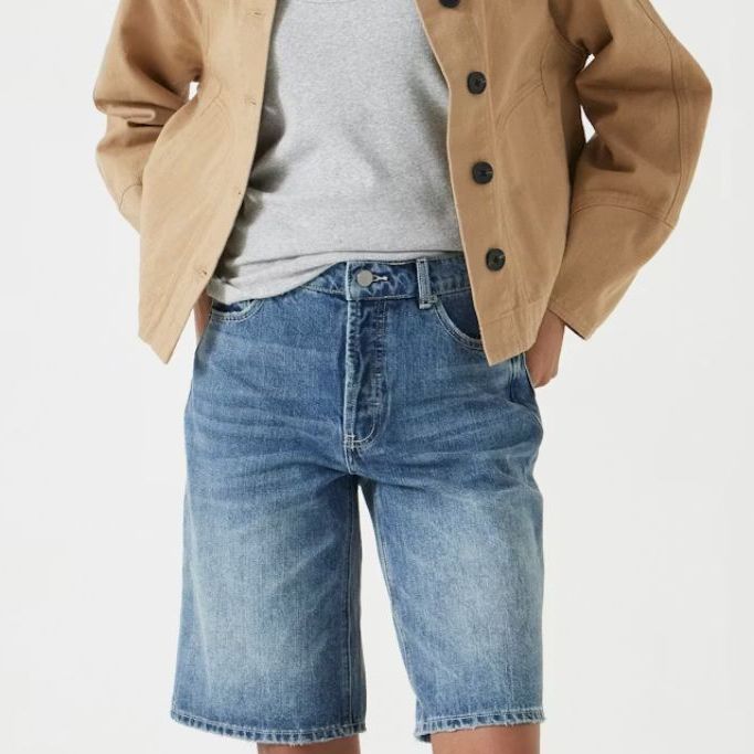 Image of denim shorts