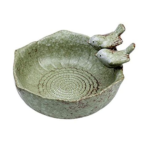 Small Ceramic Bird Bath Bowl