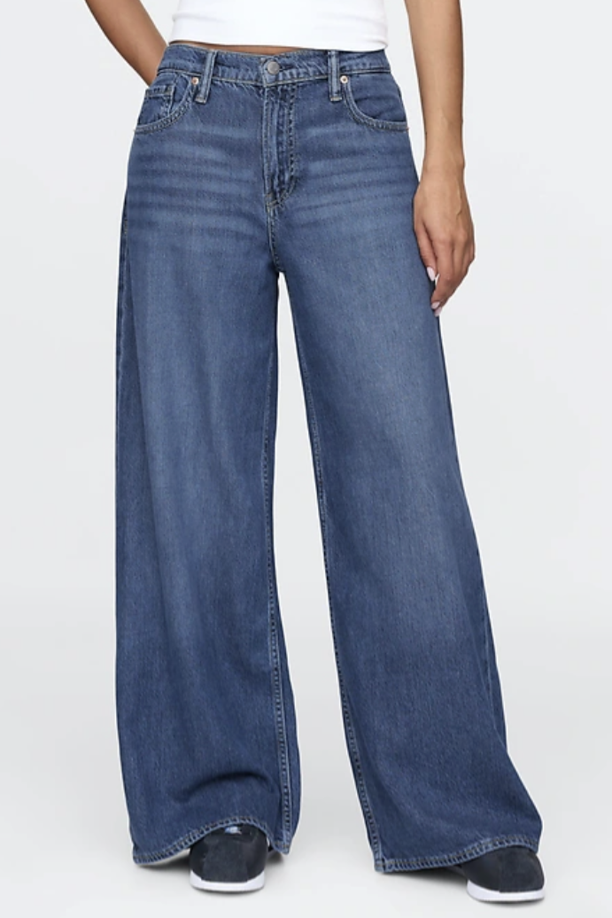 Gap, Mid Rise UltraSoft Baggy Jeans