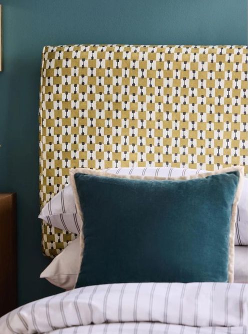 Patterned Rowe Geo in Ochre Yellow 