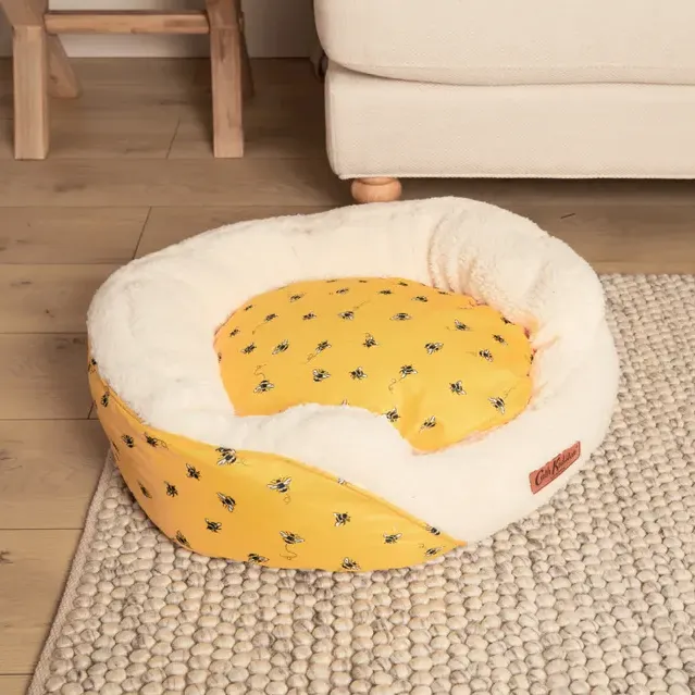 Cath Kidston Cosy Pet Bed With a Bee Pattern - S/m