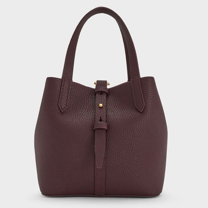 Charles &amp;amp; Keith Mini Beryl Belted Bucket Bag