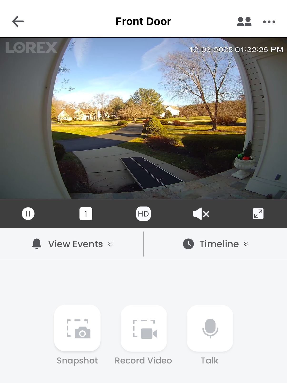 Lorex 2K Battery Video Doorbell