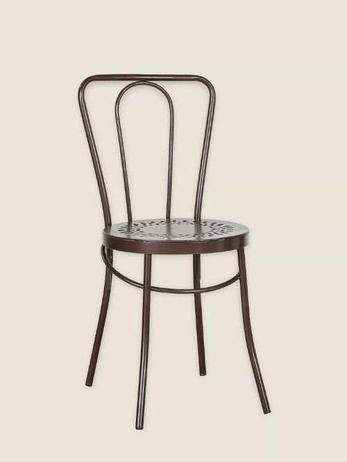 Nkuku Jeavika Iron Outdoor Bistro Chair
