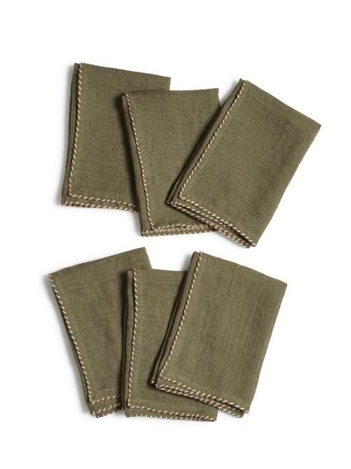 Elias Napkins - Set of Six in Spruce