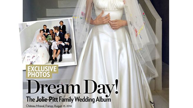 Brad Pitt And Angelina Jolie Wedding Dress