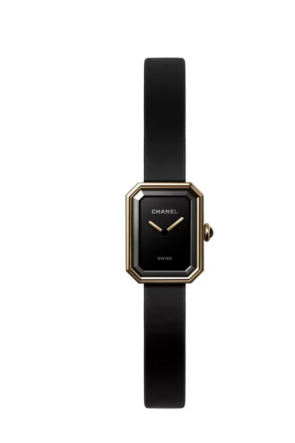 H6125 Premi&amp;egrave;re Ribbon 18ct Yellow-Gold, Titanium and Rubber Quartz Watch