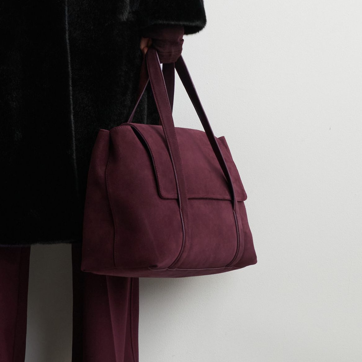 Easel Tote Bag - Suede