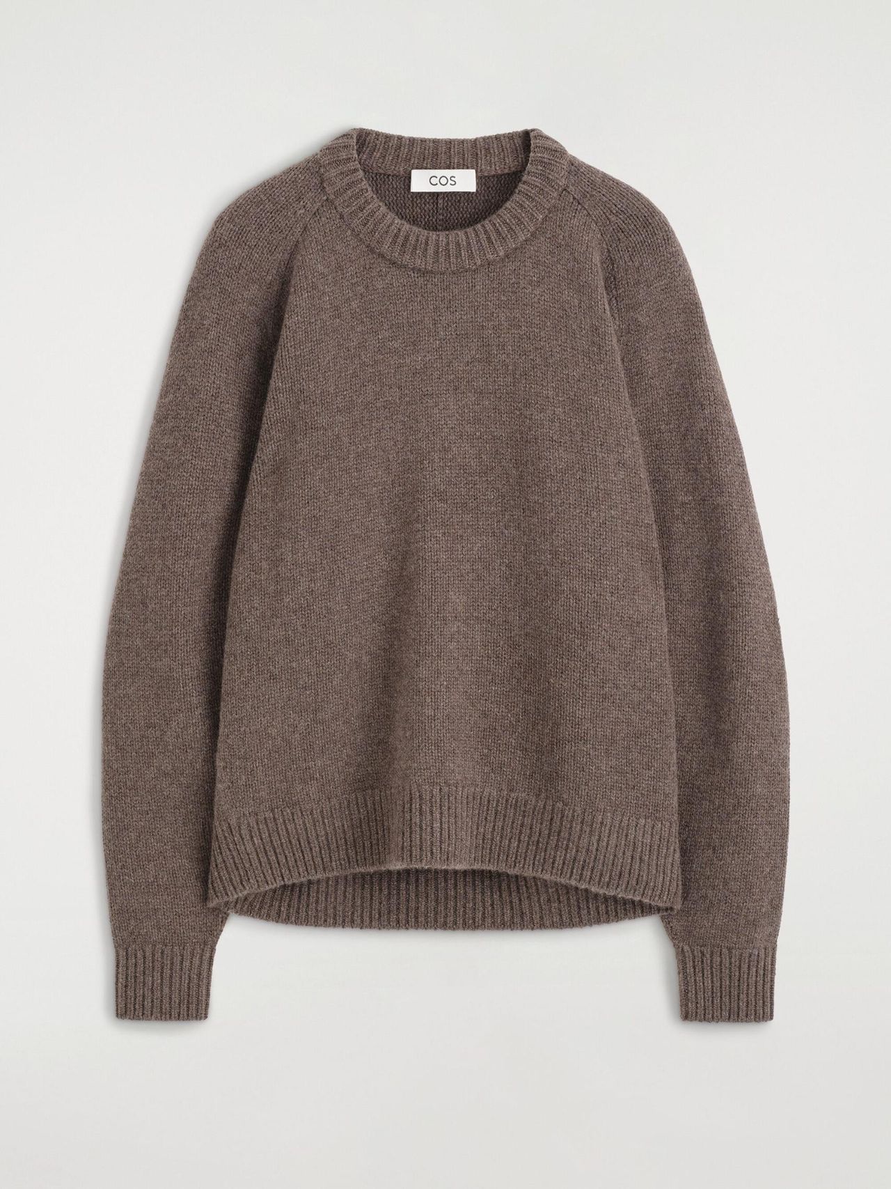 Rounded Cashmere Crew-Neck Jumper