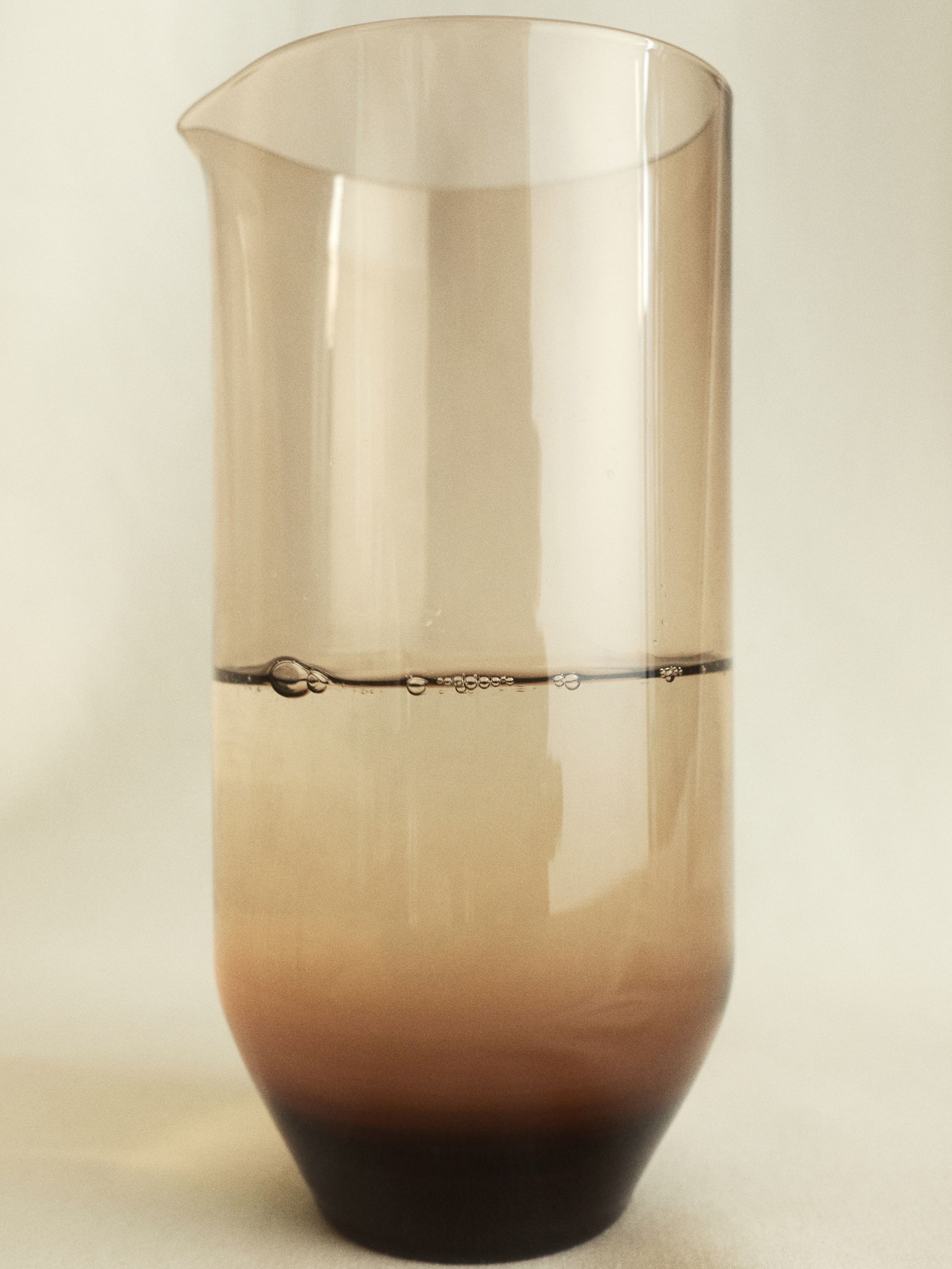 Mouth-Blown Glass Carafe