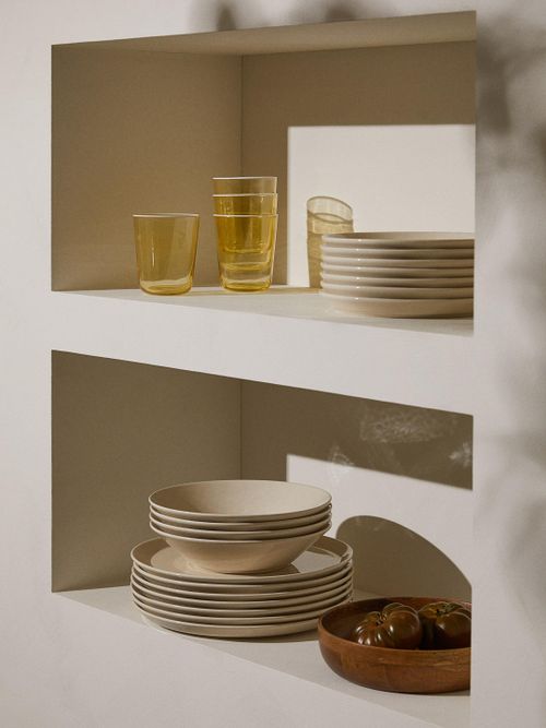 Stoneware Soup Plates, Set of 4
