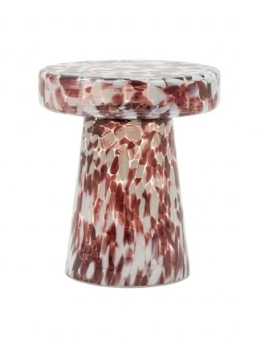 Speckle Side Table in Leopard