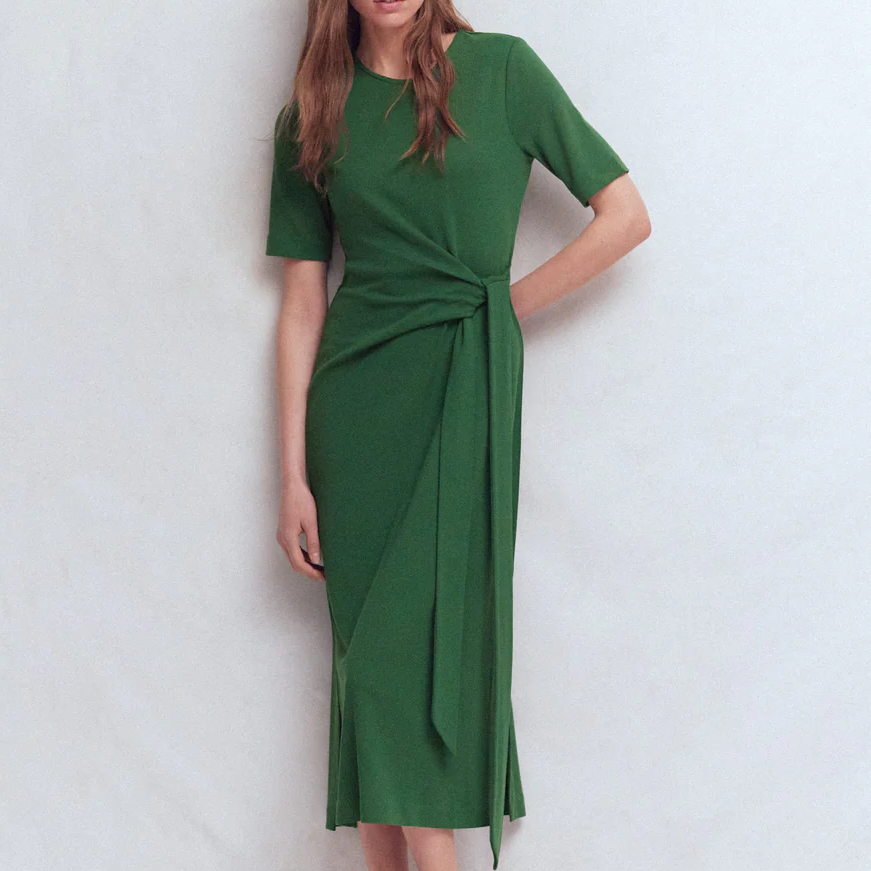 Boden, Green Midi Dress