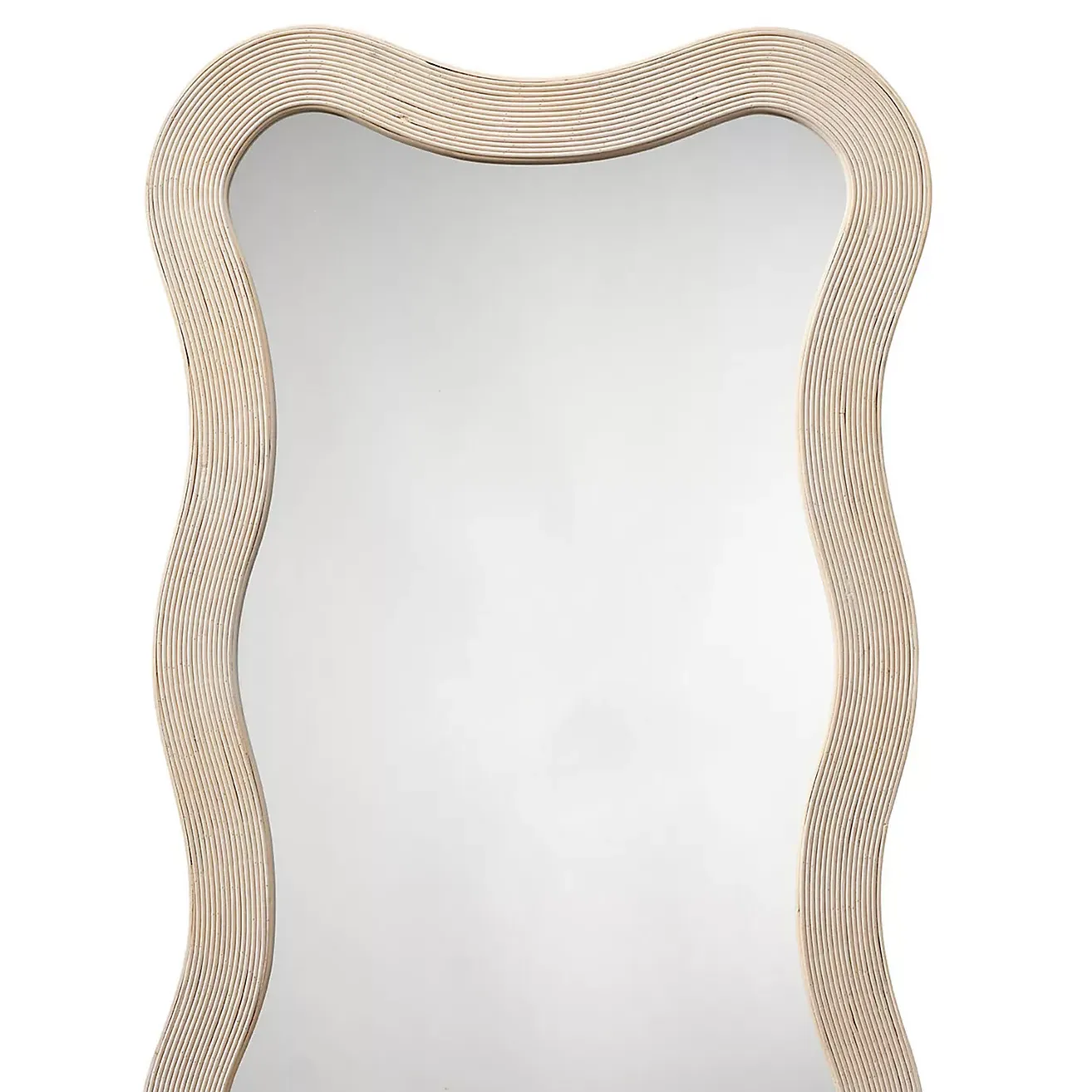 Dali Scalloped Bamboo Wall Mirror&amp;#8203;