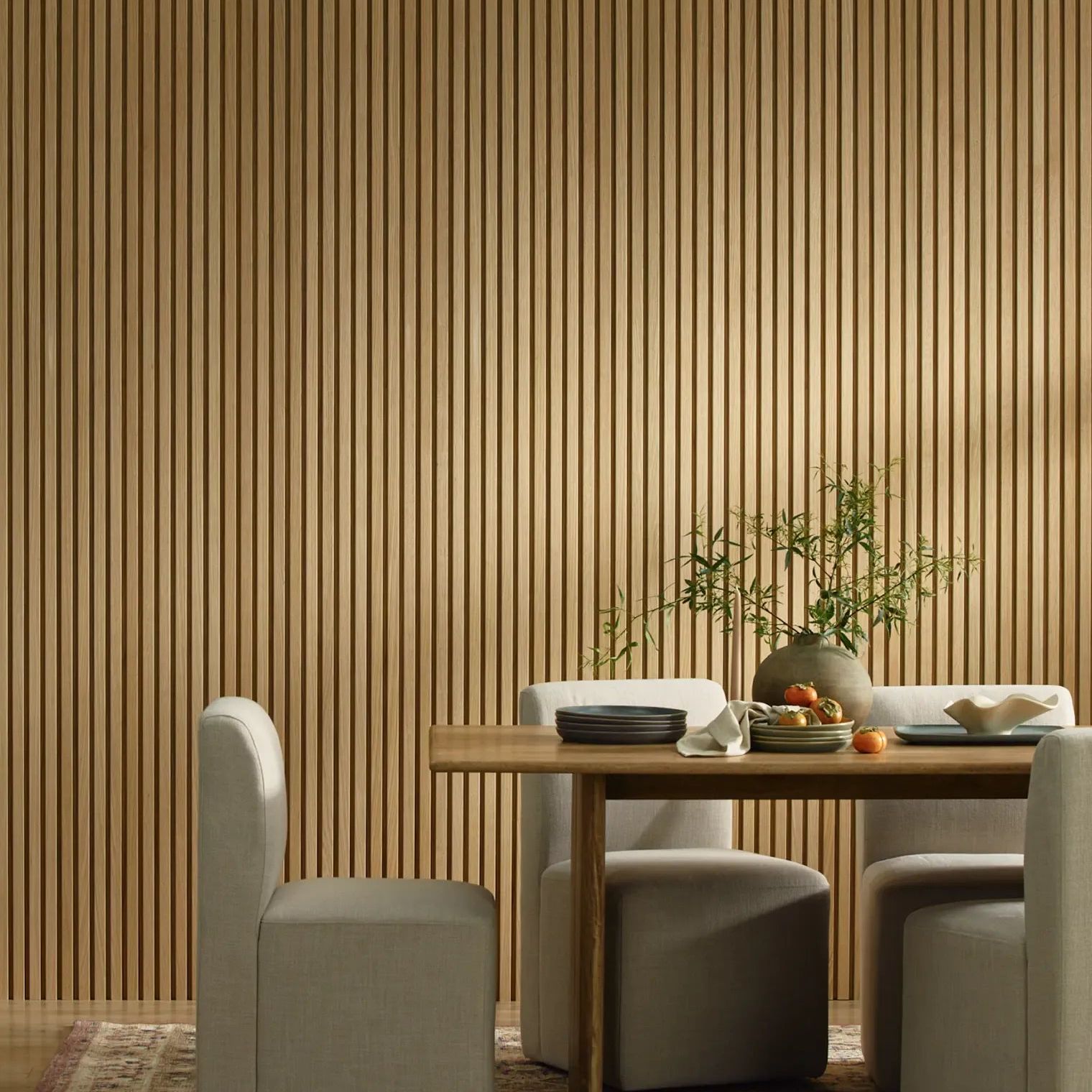 Drew &amp;amp; Jonathan Home&amp;trade; Grainmatch Oak Acoustic Slat Wall Panel