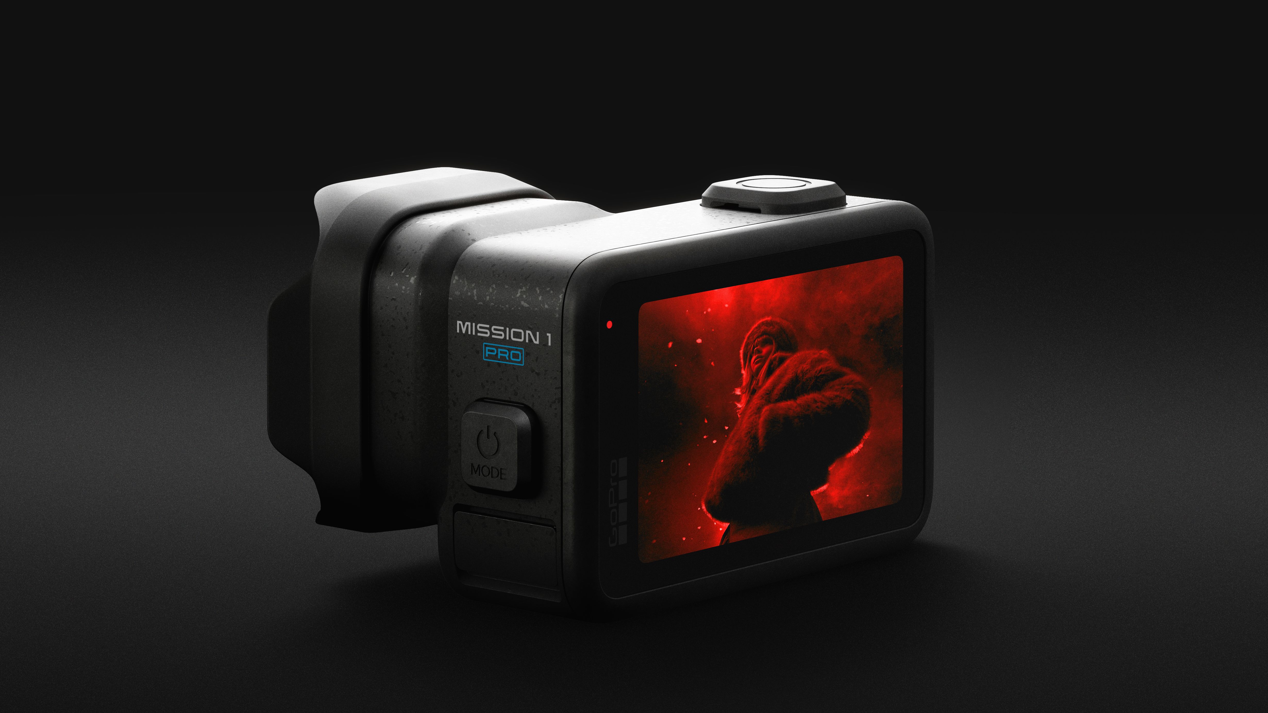 The GoPro Mission 1 rear view