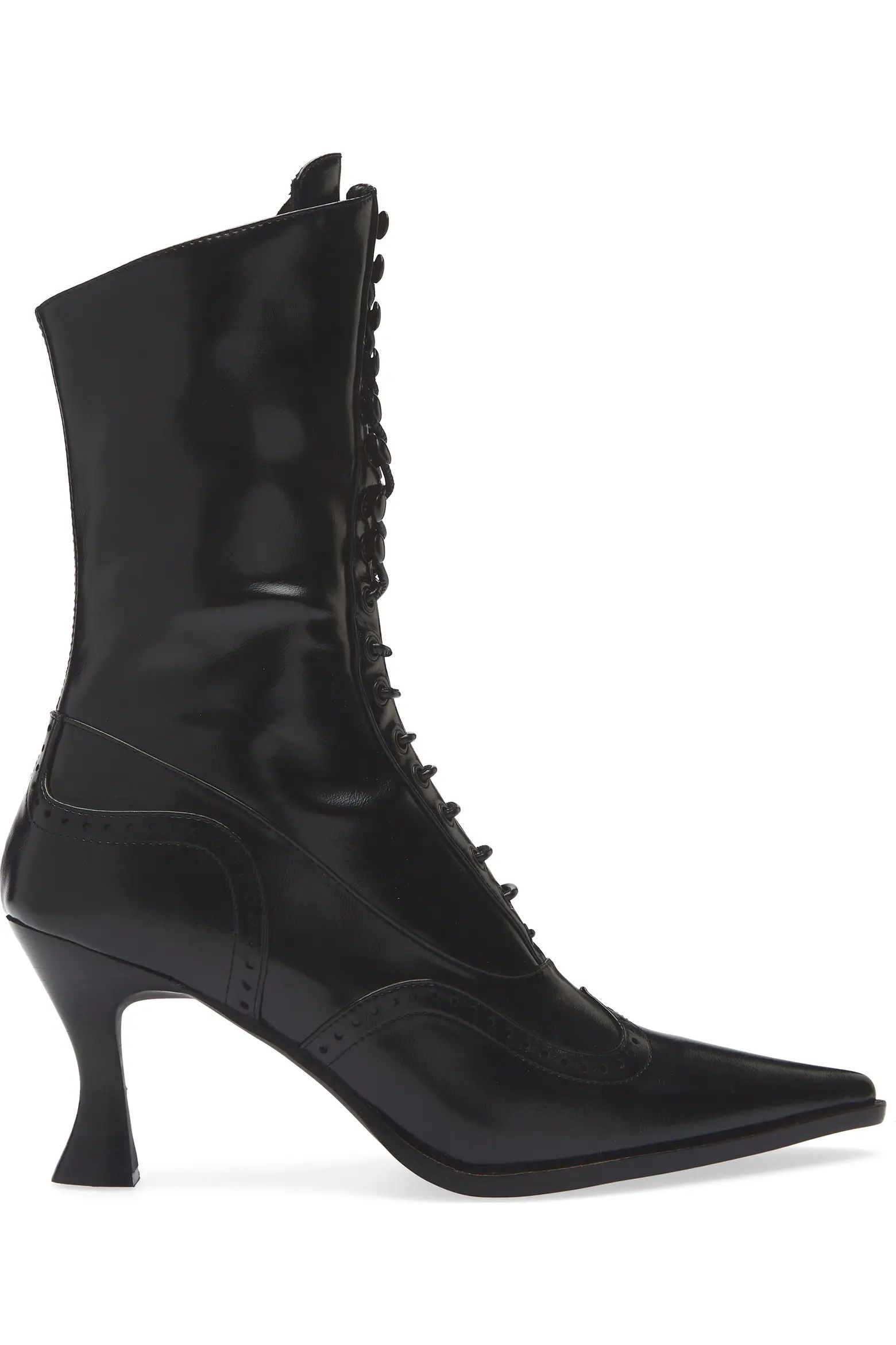 Jeffrey Campbell Pollitt Pointed Toe Lace-up Wingtip Boot