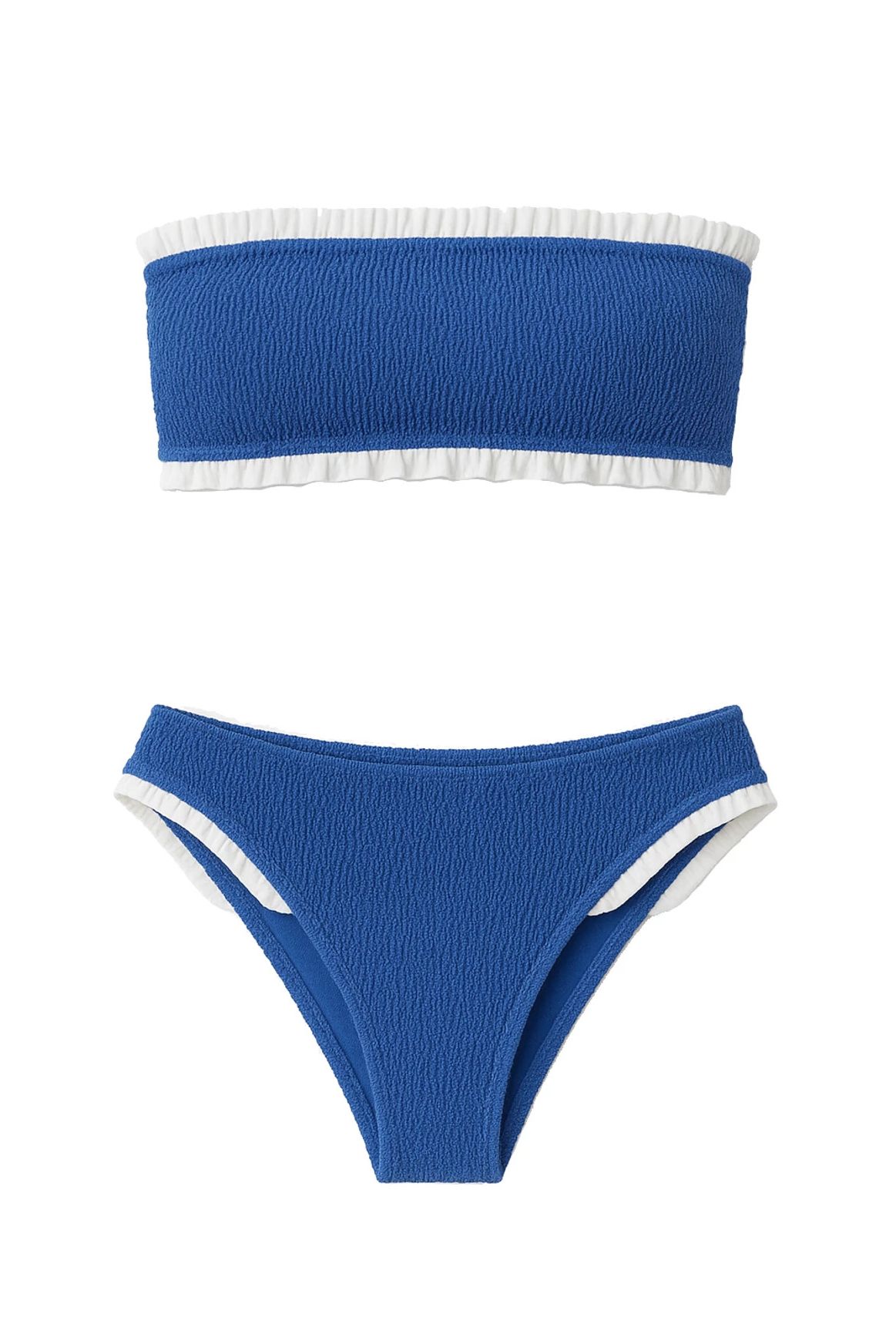Hunza G Tracey Frill Bikini Set