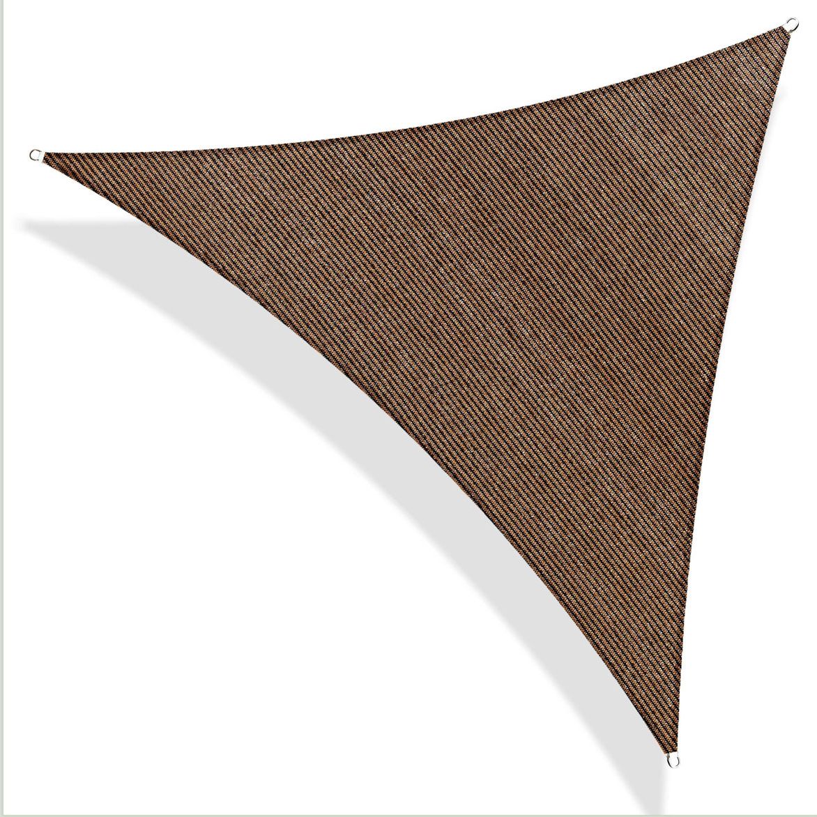 Colourtree Triangle Sun Shade Sail Canopy Fabric Cloth Screen, Water Permeable &amp;amp; Uv Block Upf50 &amp;amp; Reviews | Wayfair