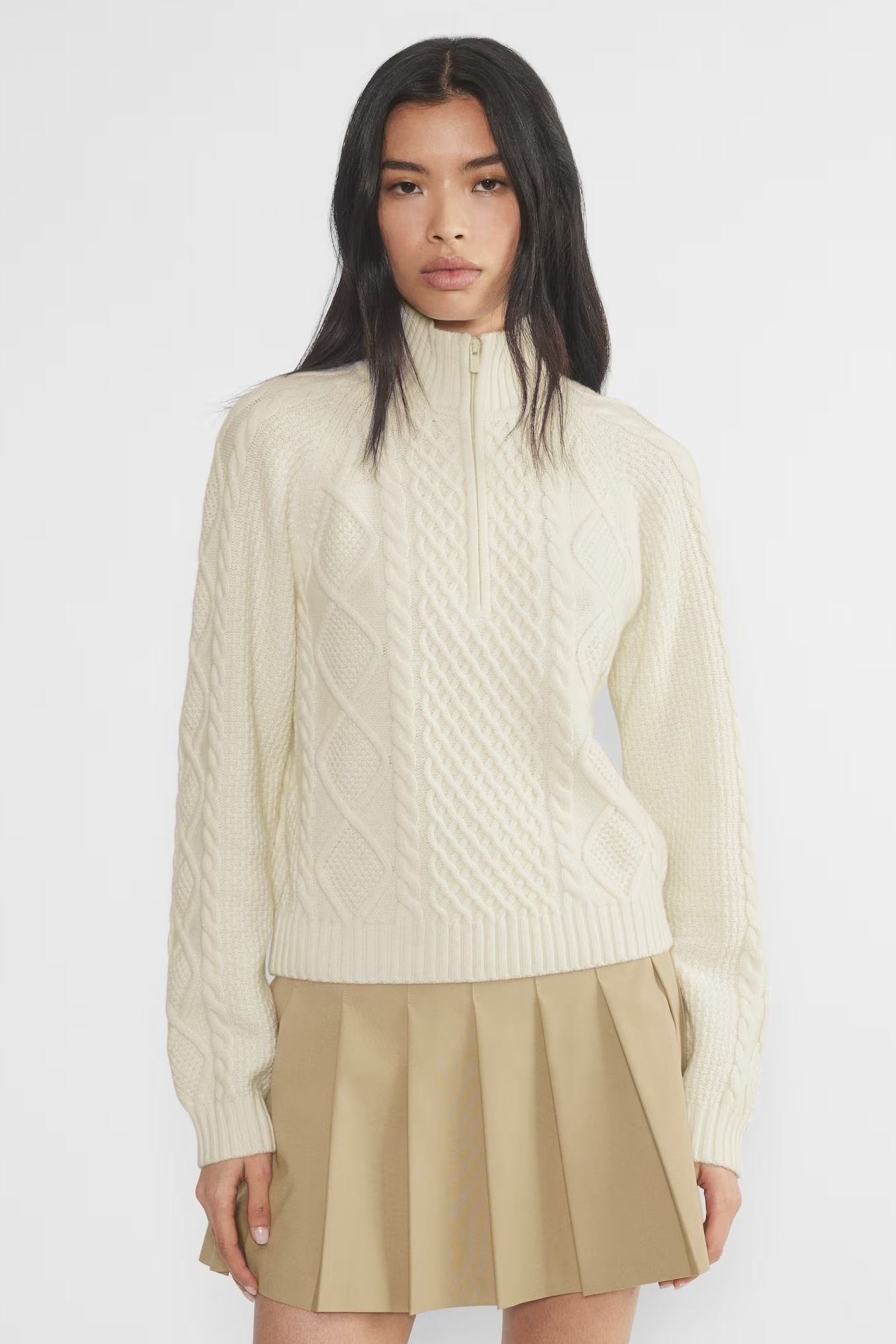 Aritzia boreal 1/4 zip sweater